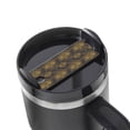 thumbnail image 1 of Kdxio Gold Dragonfly Mandala Name Plate Compatible Stanley Cups Name Tag Acrylic Nameplate Tumbler Lid Topper for Cup Accessories, 1 of 9