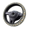 thumbnail image 1 of Kdxio Gold Flamingo Print Elastic Stretch Steering Wheel Cover,Auto Steering Wheel Cover,15 Inch Anti-Slip,Warm in Winter and Cool in Summer,Fit Suvs,Vans Cars,Trucks, 1 of 7