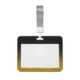thumbnail image 1 of Kdxio Gold Glitter Gradient Card Badge Holder Work Badge Sleeve for Office, School, Factory, ID Credit Cards, Driver Licenses and Passes, 1 of 7