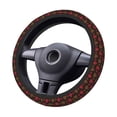thumbnail image 1 of Kdxio Gold Glitter Heart Print Elastic Stretch Steering Wheel Cover,Auto Steering Wheel Cover,15 Inch Anti-Slip,Warm in Winter and Cool in Summer,Fit Suvs,Vans Cars,Trucks, 1 of 7