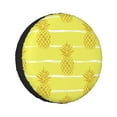 thumbnail image 1 of Kdxio Gold Pineapple for Tire Cover Wheel Protectors Tyre Covers Weatherproof Wheel Covers Universal Fit for Trailer Rv SUV Truck Camper Travel Trailers 17 inch, 1 of 8