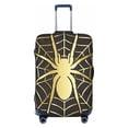 thumbnail image 1 of Kdxio Gold Spider On The Web Pattern Luggage Cover for Travel,Elastic and Durable,Fits 18-32 Inch,Anti-Scratch Suitcase Protector-No luggage included, 1 of 5
