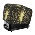 thumbnail image 1 of Kdxio Gold Spider On The Web Print Toaster Cover Bread Machine Cover Fits for Most Standard 2 Slice Toasters,Keep Toaster Free From Dust And Fingerprint Oven Dustproof Cover, 1 of 7