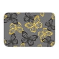 thumbnail image 1 of Kdxio Golden Glitter Butterflies,16" x 24", Non-Slip Front Door Mats,Outdoor Welcome Mat Washable, 1 of 9