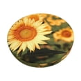 thumbnail image 1 of Kdxio Golden Sunflower In Field Print Stool Covers Round,Stretch Round Bar Stool Covers Washable Bar Stool Cushion Slipcover for 12-15 Inch Chair, 1 of 5