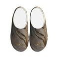 thumbnail image 1 of Kdxio Golden White Tiger Women's Men's Slippers Plush Slip-On House Slipper for Winter Indoor Soft Cushion Non-slip Fluffy Slides Slippers-13, 1 of 7