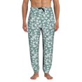 thumbnail image 1 of Kdxio Gouache Flowers Pattern Joggers,Sweatpants for Men with Pockets-Small, 1 of 5