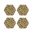 thumbnail image 1 of Kdxio Graduation Hats3 Funny Coasters,4 Pcs Leather Coasters,Housewarming Gifts,Protect Furniture from Water Marks Scratch and Damage, 1 of 6