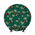 thumbnail image 1 of Kdxio Green Background With Ho Bone China Decorative Plate Ceramic Decorative Plate for Home Office Wall Stand Decorative Plates for Home Bedroom-8in, 1 of 6