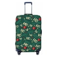 thumbnail image 1 of Kdxio Green Background With Ho Pattern Luggage Cover for Travel,Elastic and Durable,Fits 18-32 Inch,Anti-Scratch Suitcase Protector-No luggage included, 1 of 5