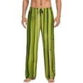 thumbnail image 1 of Kdxio Green Bamboo Fence Print Men's Sleep Pajama Pant Lounge Pants with Pockets-Large, 1 of 6