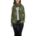 thumbnail image 1 of Kdxio Green Camouflage Skull Women's Scarf Womens Winter Scarf, Fashion Scarfs for Women, Shawls and Wraps, Long Blanket Scarf, 1 of 8
