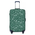 thumbnail image 1 of Kdxio Green Christmas Pattern Luggage Cover for Travel,Elastic and Durable,Fits 18-32 Inch,-No luggage included, 1 of 8