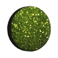 thumbnail image 1 of Kdxio Green Glitter Sparkle for Tire Cover Wheel Protectors Tyre Covers Weatherproof Wheel Covers Universal Fit for Trailer Rv SUV Truck Camper Travel Trailers 16 inch, 1 of 5