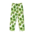 thumbnail image 1 of Kdxio Green Kiwi Print Men's Sleep Pajama Pant Lounge Pants with Pockets, 1 of 8