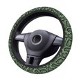 thumbnail image 1 of Kdxio Green Snakeskin Print Elastic Stretch Steering Wheel Cover,Auto Steering Wheel Cover,15 Inch Anti-Slip,Warm in Winter and Cool in Summer,Fit Suvs,Vans Cars,Trucks, 1 of 7