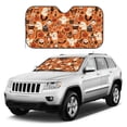 thumbnail image 1 of Kdxio Halloween 2 Print Windshield Sun Shade, Foldable Sun Blocker for Car,Truck,SUV Automotive Interior Sun Protection,Reflective Shade for Front Windshield(Medium), 1 of 6