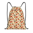 thumbnail image 1 of Kdxio Halloween Donut Print Drawstring Backpack Bag,Waterproof Draw String Back Sack, Gym Drawstring Bags Swim Bag For Unisex, 1 of 5