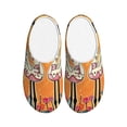 thumbnail image 1 of Kdxio Halloween Flamingos Women's Men's Slippers Plush Slip-On House Slipper for Winter Indoor Soft Cushion Non-slip Fluffy Slides Slippers-11, 1 of 7