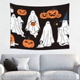 thumbnail image 1 of Kdxio Halloween Ghosts And Pumpkins Wall Hanging Tapestries Banner For Bedroom College Dorm Home Living Room Party Decor 29X37 In, 1 of 8