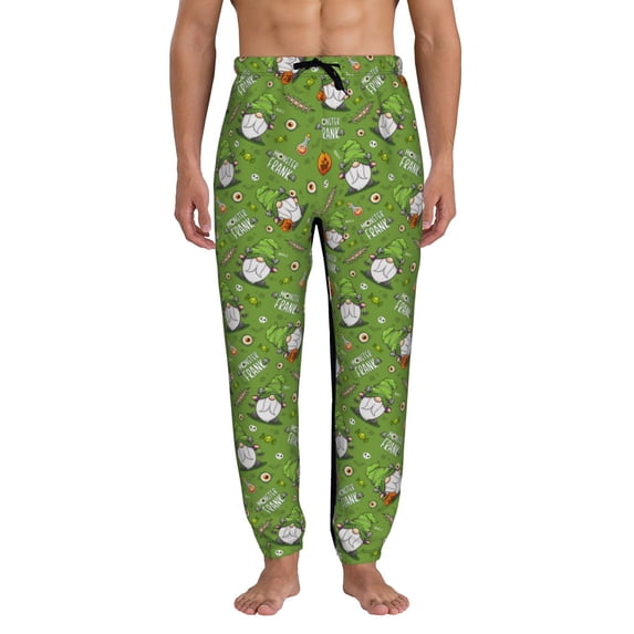 Kdxio Halloween Monster Gnome Pattern Joggers,Sweatpants for Men with Pockets-3X-Large