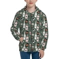 thumbnail image 1 of Kdxio Halloween Potions Pattern Kids Boys Girls Zip Up Hoodie 3D Printed Hooded Sweatshirt Hoody Coat with Pocket 7-12 Y-Medium, 1 of 6