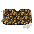thumbnail image 1 of Kdxio Halloween Skull Print Windshield Sun Shade,UV Rays and Sun Heat Protection,Sunshade for Car Windshield,Car Shade Front Windshield - Small, 1 of 6