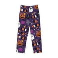 thumbnail image 1 of Kdxio Halloween Sweet Candy Print Men's Sleep Pajama Pant Lounge Pants with Pockets, 1 of 8