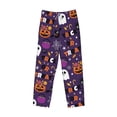 thumbnail image 1 of Kdxio Halloween Sweet Candy Print Men's Sleep Pajama Pant Lounge Pants with Pockets, 1 of 8