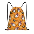 thumbnail image 1 of Kdxio Halloween Witches Gnome Print Drawstring Backpack Bag,Waterproof Draw String Back Sack, Gym Drawstring Bags Swim Bag For Unisex, 1 of 9