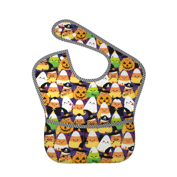 Kdxio Halloween1 Bibs For Babies, Baby Bibs for Eating, Toddler Bibs, Waterproof Bibs, Feeding Bibs, for Toddlers, Boys, Girls