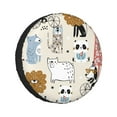 thumbnail image 1 of Kdxio Hand Drawn Animals for Tire Cover Wheel Protectors Tyre Covers Weatherproof Wheel Covers Universal Fit for Trailer Rv SUV Truck Camper Travel Trailers 16 inch, 1 of 8