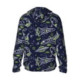 thumbnail image 1 of Kdxio Hand Drawn Rockets Print Women Men Sun Protection UPF 50+ Jackets Zip Up Long Sleeve Hoodie Hiking Lightweight with Pockets, 1 of 7