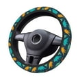 thumbnail image 1 of Kdxio Hand Drawn Seamless Print Elastic Stretch Steering Wheel Cover,Auto Steering Wheel Cover,15 Inch Anti-Slip,Warm in Winter and Cool in Summer,Fit Suvs,Vans Cars,Trucks, 1 of 7