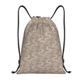 thumbnail image 1 of Kdxio Hand Drawn Snake Print Drawstring Backpack Bag,Waterproof Draw String Back Sack, Gym Drawstring Bags Swim Bag For Unisex, 1 of 9