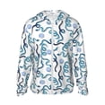 thumbnail image 1 of Kdxio Hand Drawn Snake Print Women Men Sun Protection UPF 50+ Jackets Zip Up Long Sleeve Hoodie Hiking Lightweight with Pockets, 1 of 8