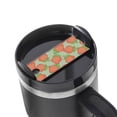 thumbnail image 1 of Kdxio Hand Drawn Strawberry Name Plate Compatible Stanley Cups Name Tag Acrylic Nameplate Tumbler Lid Topper for Cup Accessories, 1 of 9