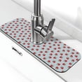 thumbnail image 1 of Kdxio Hand Drawn Strawberry Pattern Non-Slip Diatom Mud Faucet Drain Pad,Self Absorbent Mat for Kitchen Sink for Variety Kitchen & Bathroom Countertops, 1 of 7