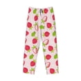 thumbnail image 1 of Kdxio Hand Drawn Strawberry Print Men's Sleep Pajama Pant Lounge Pants with Pockets, 1 of 8