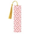 thumbnail image 1 of Kdxio Hand Drawn Strawberry Print Metal Tassel Bookmarks,Perfect Gift for Art Lovers and Bookworms Metal Bookmarks for Women, 1 of 8