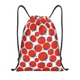 thumbnail image 1 of Kdxio Hand Drawn Tomatoes Print Drawstring Backpack Bag,Waterproof Draw String Back Sack, Gym Drawstring Bags Swim Bag For Unisex, 1 of 9
