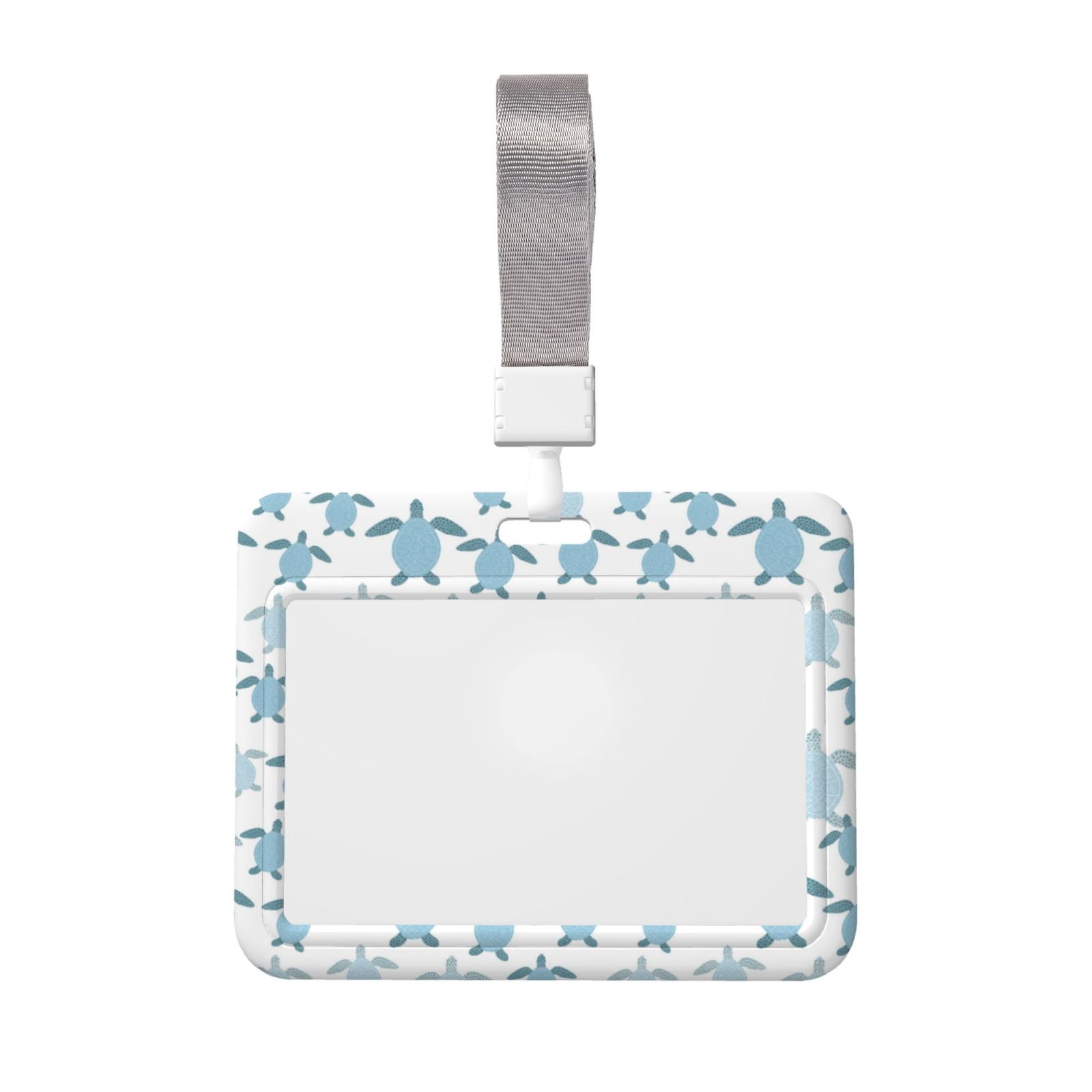Turtle Credit Card Kdxio Hand Drawn Turtle Card Badge Holder Work Badge Sleeve for Office ...