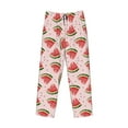 thumbnail image 1 of Kdxio Hand Drawn Watermelon Print Men's Sleep Pajama Pant Lounge Pants with Pockets, 1 of 8