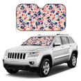 thumbnail image 1 of Kdxio Hand Painted Abstract Leopard Print Print Windshield Sun Shade, Foldable Sun Blocker for Car,Truck,SUV Automotive Interior Sun Protection,Reflective Shade for Front Windshield(Medium), 1 of 7