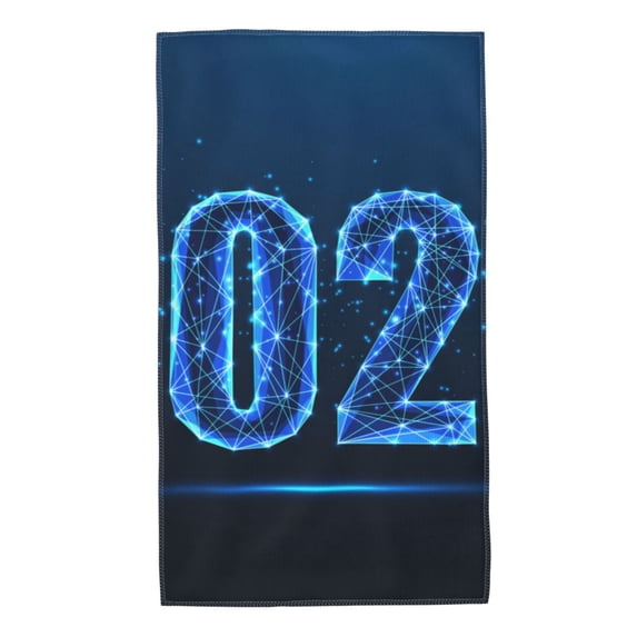 Kdxio Hand Towel 2025 Happy New Year 5 for Bathroom Kitchen Fingertip Bath Towels 27.5 x 16 Inch Home Hotel Gym Laundry Room