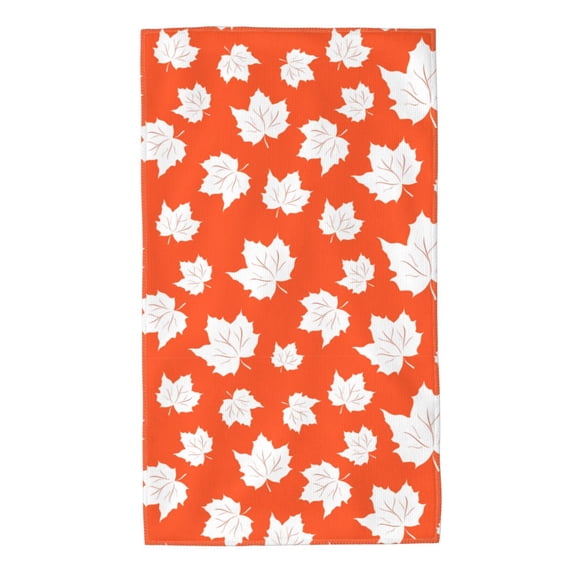 Kdxio Hand Towel Bright Autumn Leaves Charm for Bathroom Kitchen Fingertip Bath Towels 27.5 x 16 Inch Home Hotel Gym Laundry Room