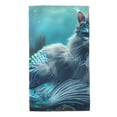 thumbnail image 1 of Kdxio Hand Towel Cat Underwater Fantasy for Bathroom Kitchen Fingertip Bath Towels 27.5 x 16 Inch Home Hotel Gym Laundry Room, 1 of 5
