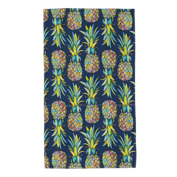 Kdxio Hand Towel Colorful Pineapples for Bathroom Kitchen Fingertip Bath Towels 27.5 x 16 Inch Home Hotel Gym Laundry Room