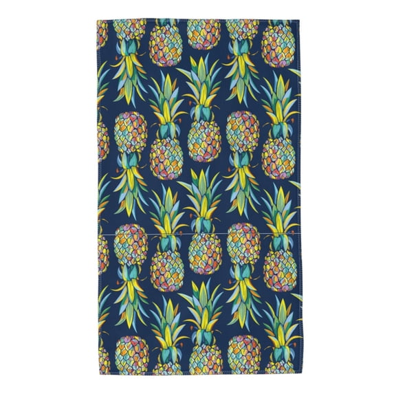 Kdxio Hand Towel Colorful Pineapples for Bathroom Kitchen Fingertip Bath Towels 27.5 x 16 Inch Home Hotel Gym Laundry Room