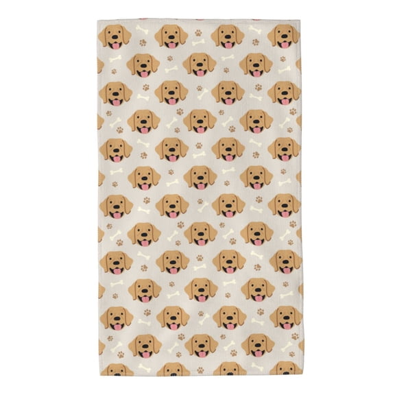 Kdxio Hand Towel Labrador Retriever Dog for Bathroom Kitchen Fingertip Bath Towels 27.5 x 16 Inch Home Hotel Gym Laundry Room